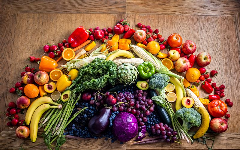 fruit and vegetable rainbow
